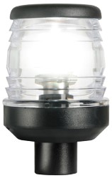 Klasyczna głowica masztu 360, czarna dioda LED z trzonkiem